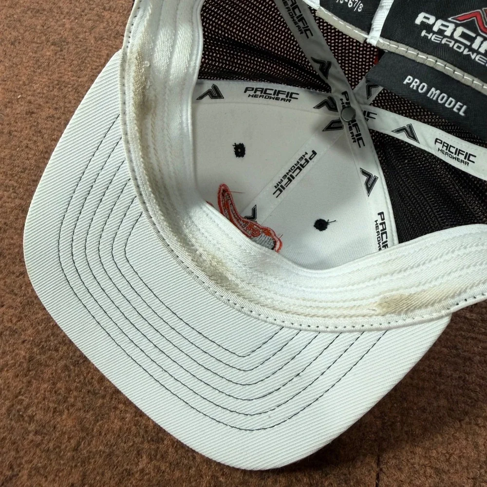 Baltimore Orioles Youth Trucker Hat Pacific Headwear 404M Black White Mesh Cap